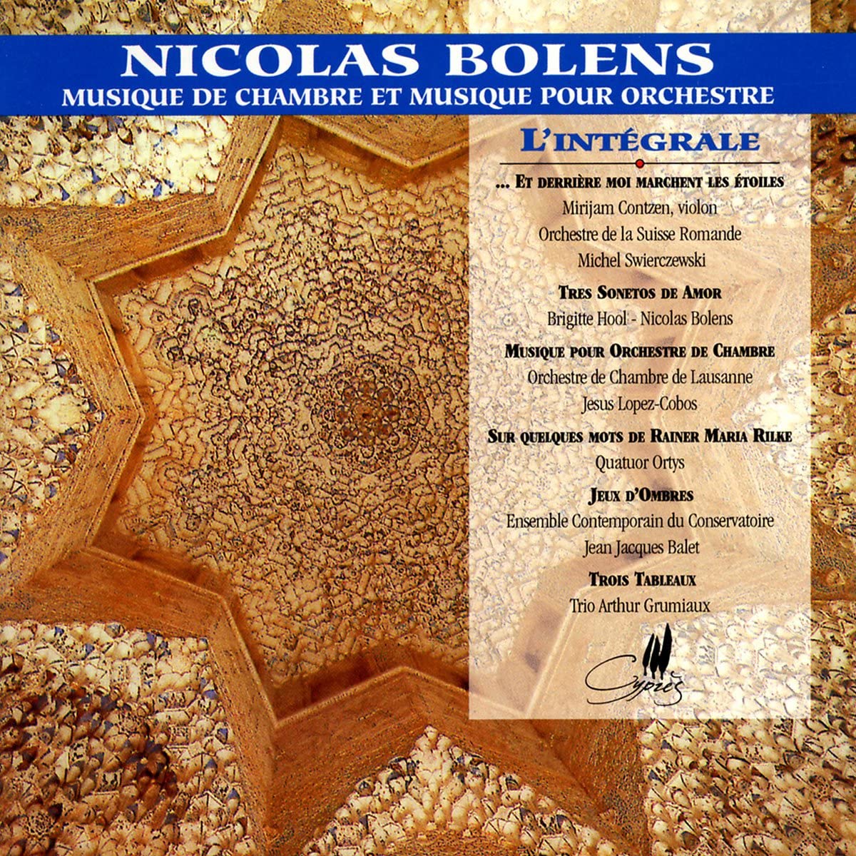 Bolens: Chamber and Orchestral Works
