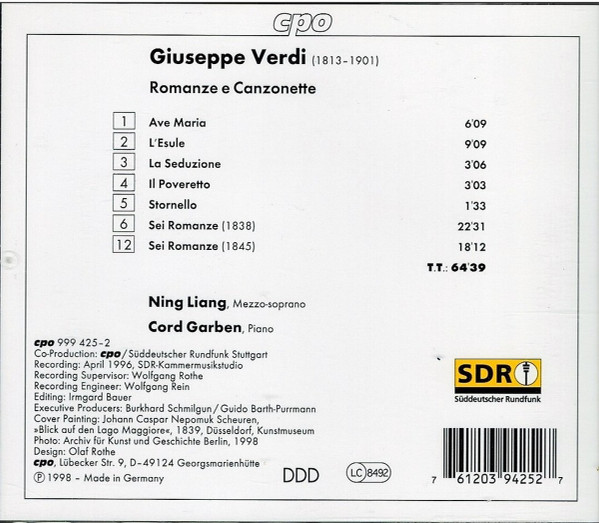 VERDI: Romanze e canzonette - slide-1