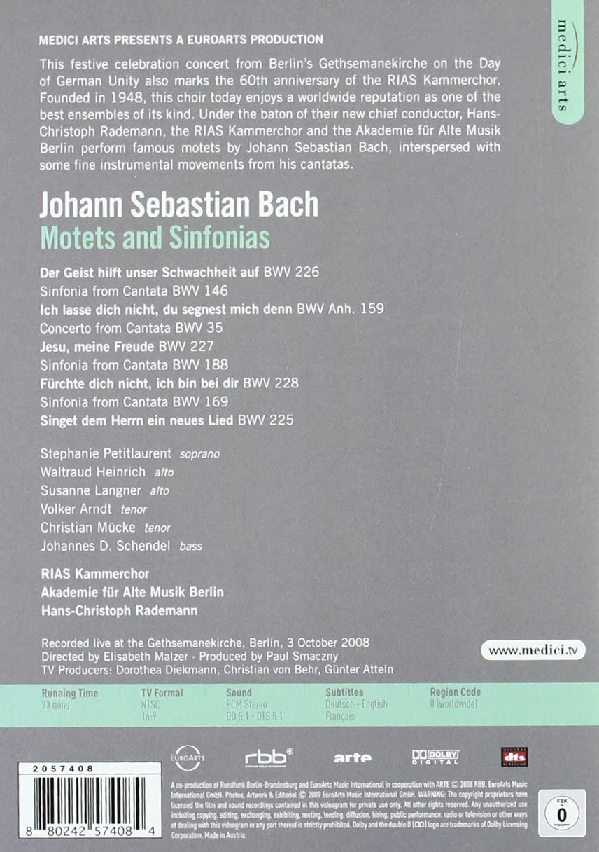 Bach: Motets and sinfonias - slide-1