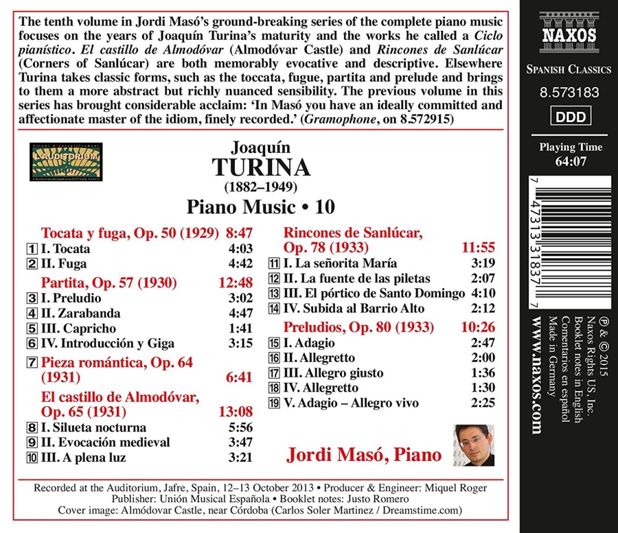 Turina: Piano Music Vol. 10 - slide-1