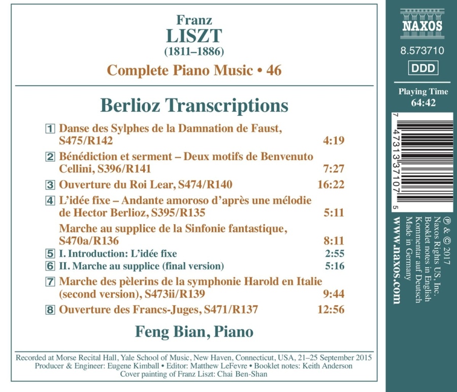 Liszt: Complete Piano Music Vol. 46 - Berlioz Transcriptions - slide-1