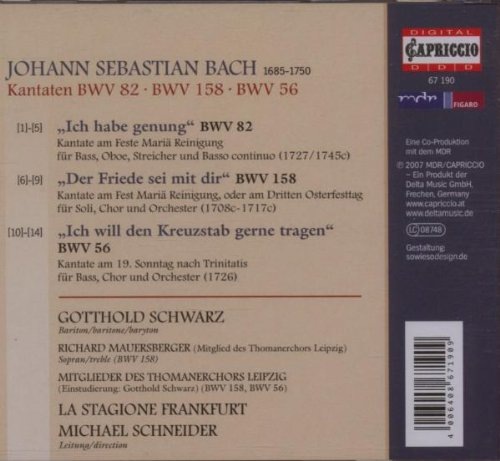 BACH: Kantaten BWV 82, 158, 56 - slide-1