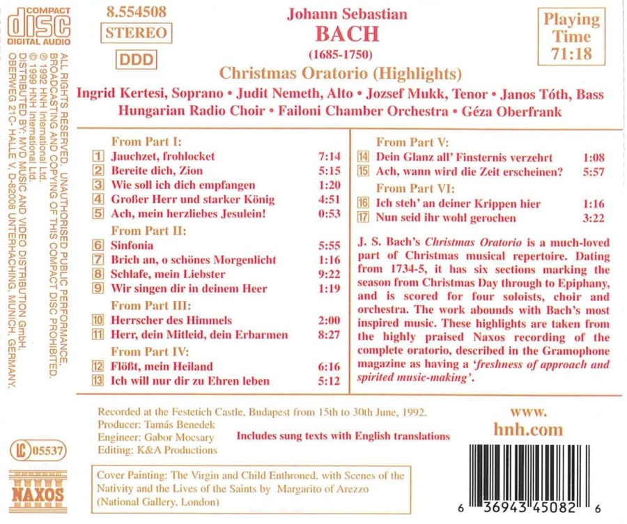 BACH: Christmas Oratorio, BWV 248 (Highlights) - slide-1