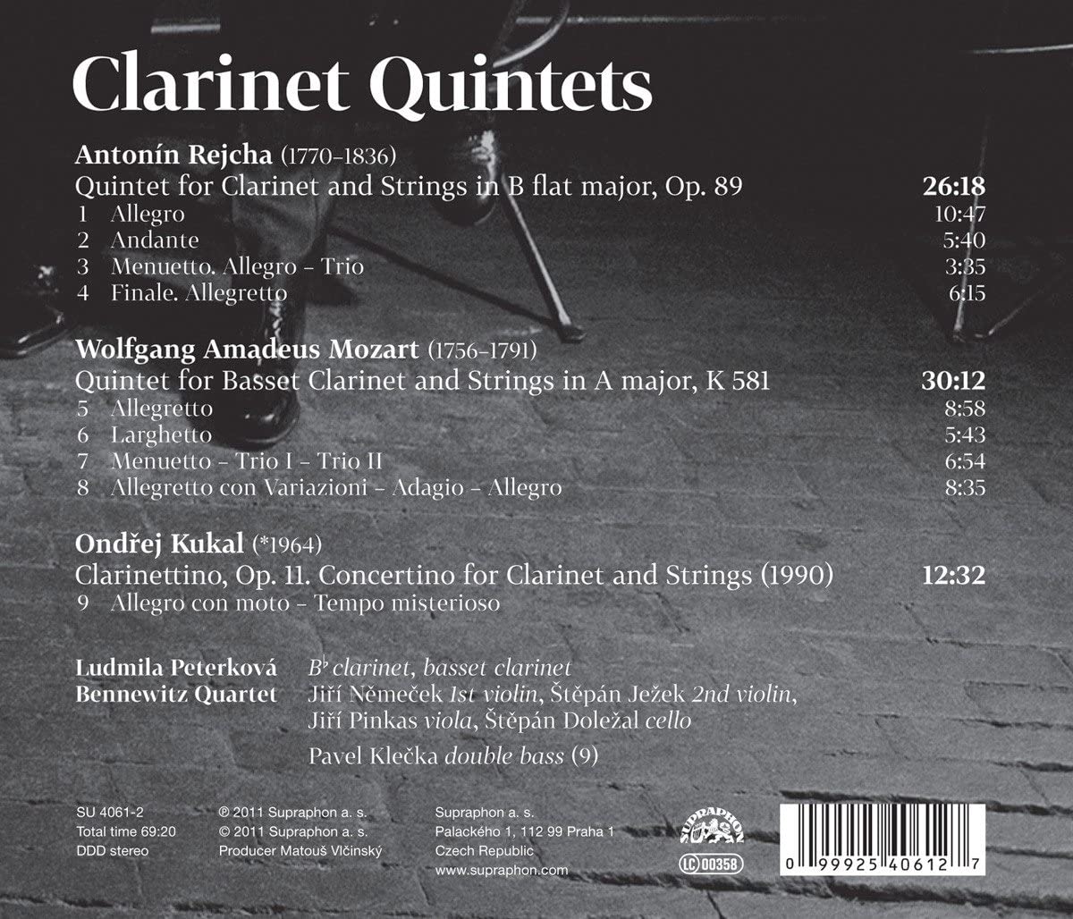 Mozart, Rejcha, Kukal: Clarinet Quintets - slide-1