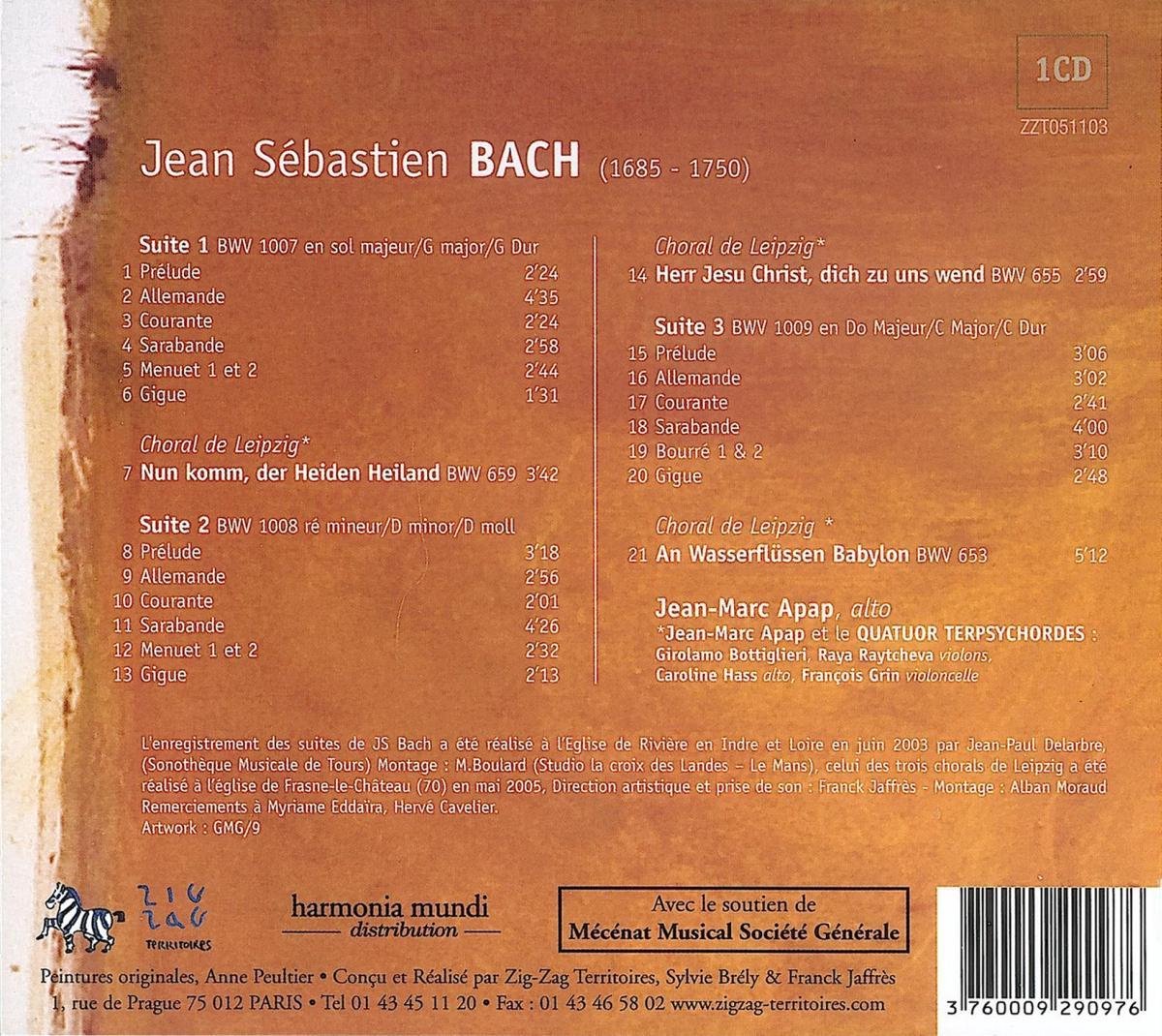 Bach: Suites pour alto - slide-1