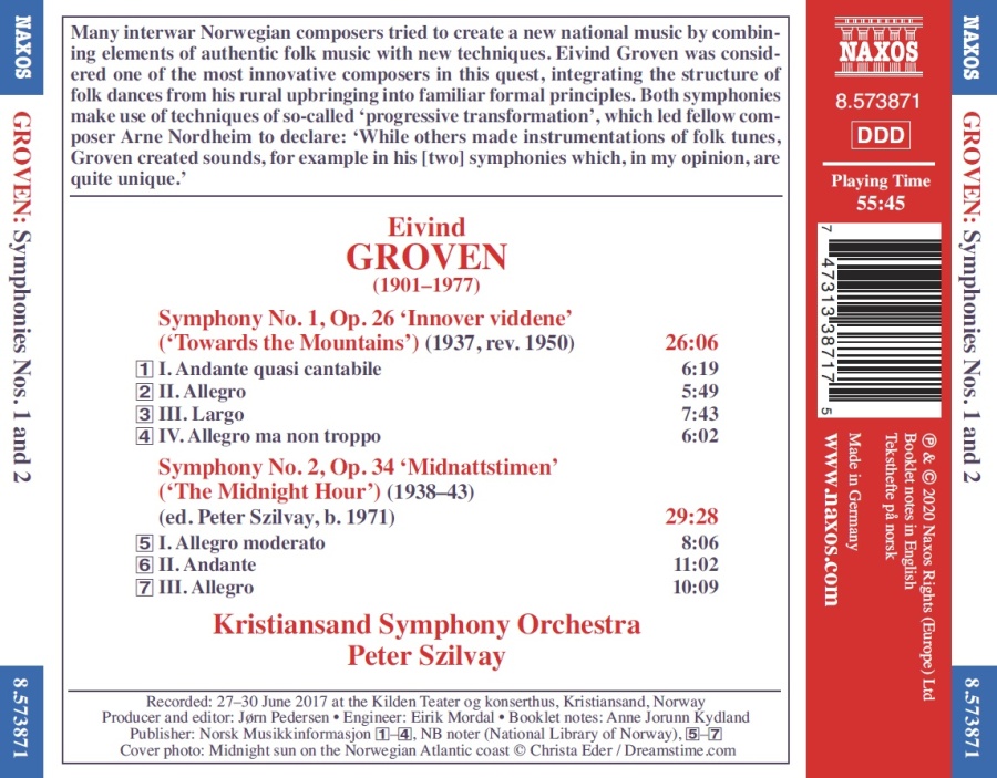 Groven: Symphonies Nos. 1 & 2 - slide-1