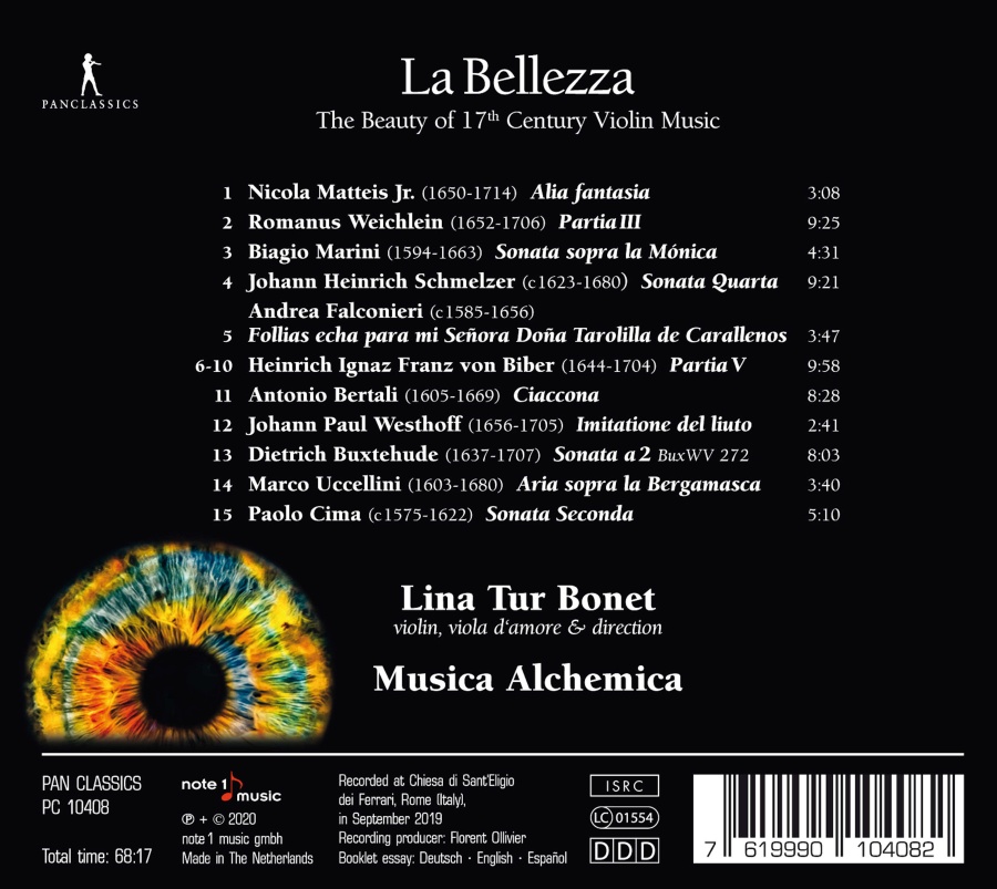 La Bellezza - The Beauty of 17th Century Violin Music - slide-1