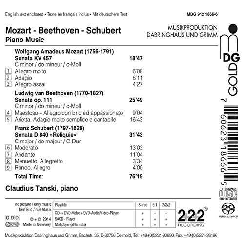 Mozart: Beethoven, Schubert: Piano Sonatas - slide-1