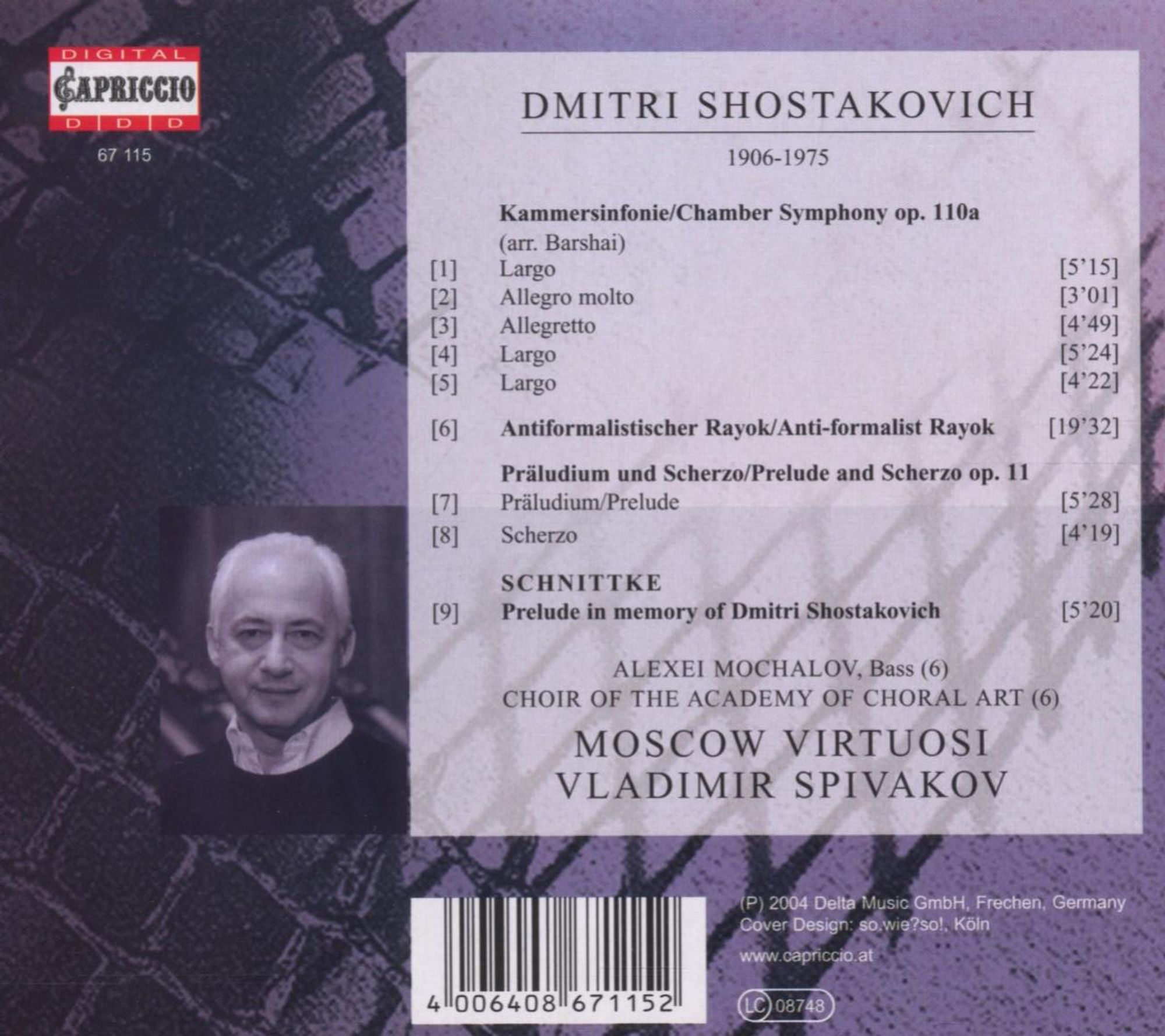 SHOSTAKOVICH: Chamber Symphony in C minor, Op. 110a - slide-1