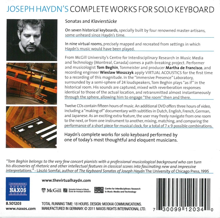 Haydn: The Virtual Haydn - Complete Works for Solo Keyboard - slide-1