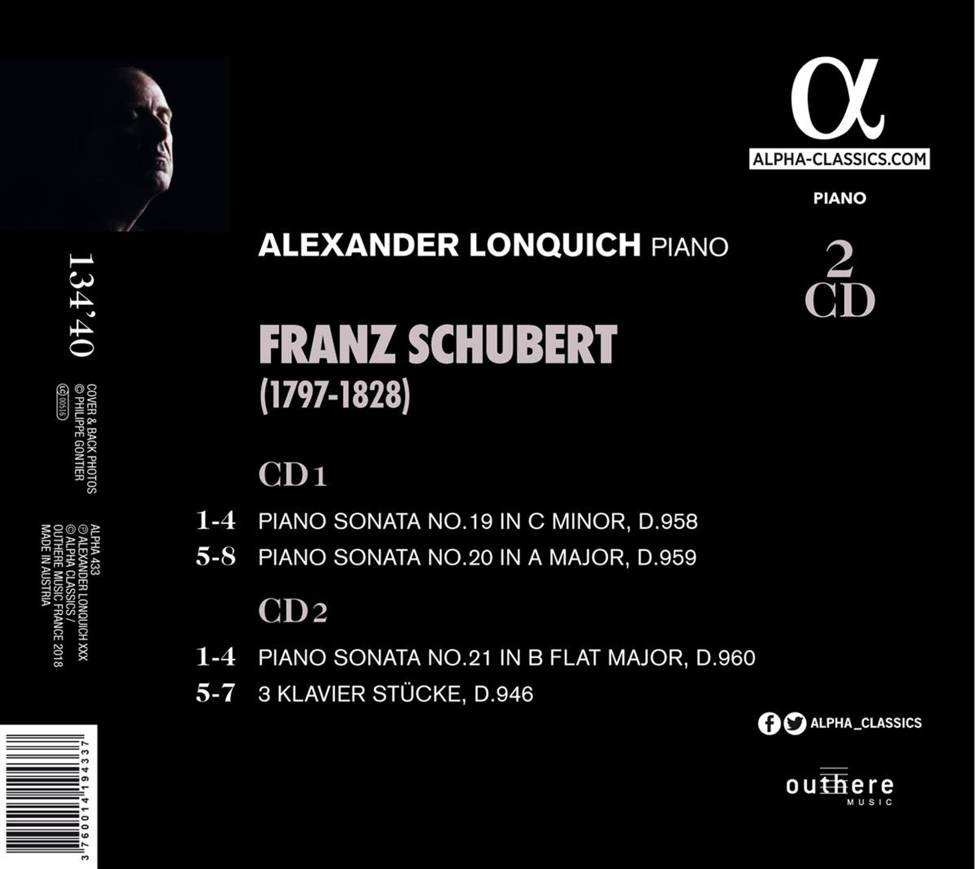 SCHUBERT: Piano sonatas ... - slide-1