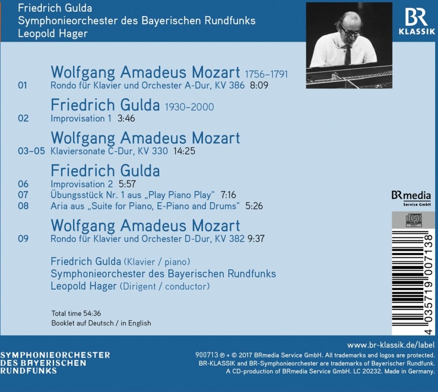Mozart: Rondos for piano and orchestra KV 386 & 382; Sonata KV 332 / Gulda: Improvisation 1 + 2 - slide-1
