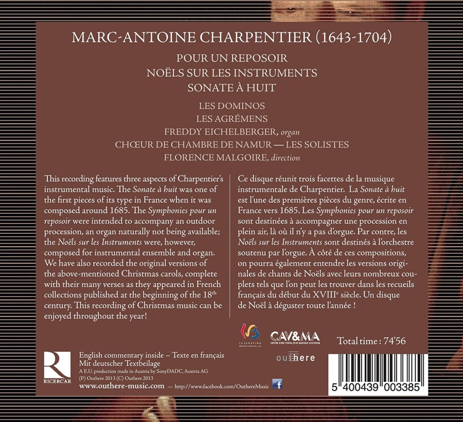 Charpentier: Pour un reposoir, Noëls pour les instruments, Sonate à huit - slide-1