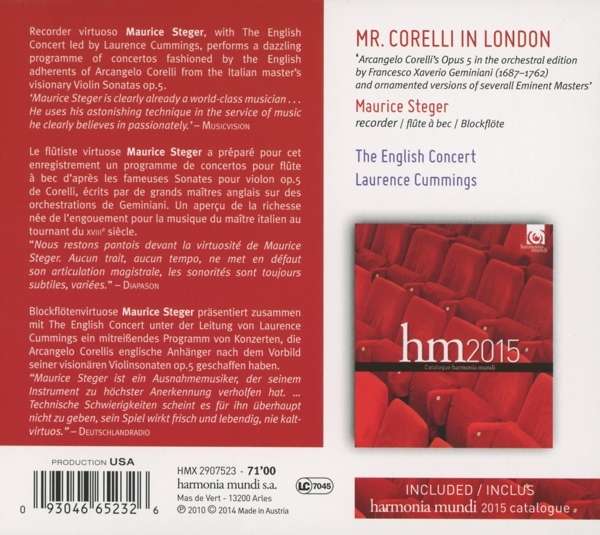 Mr Corelli in London - Sonatas Op. 5 & La Follia (CD + katalog) - slide-1