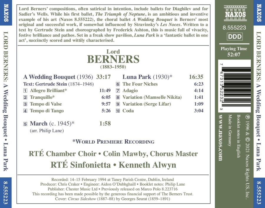 Berners: A Wedding Bouquet; March; Luna Park - slide-1