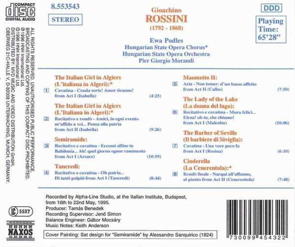 ROSSINI: Arias for Mezzo-Soprano - slide-1