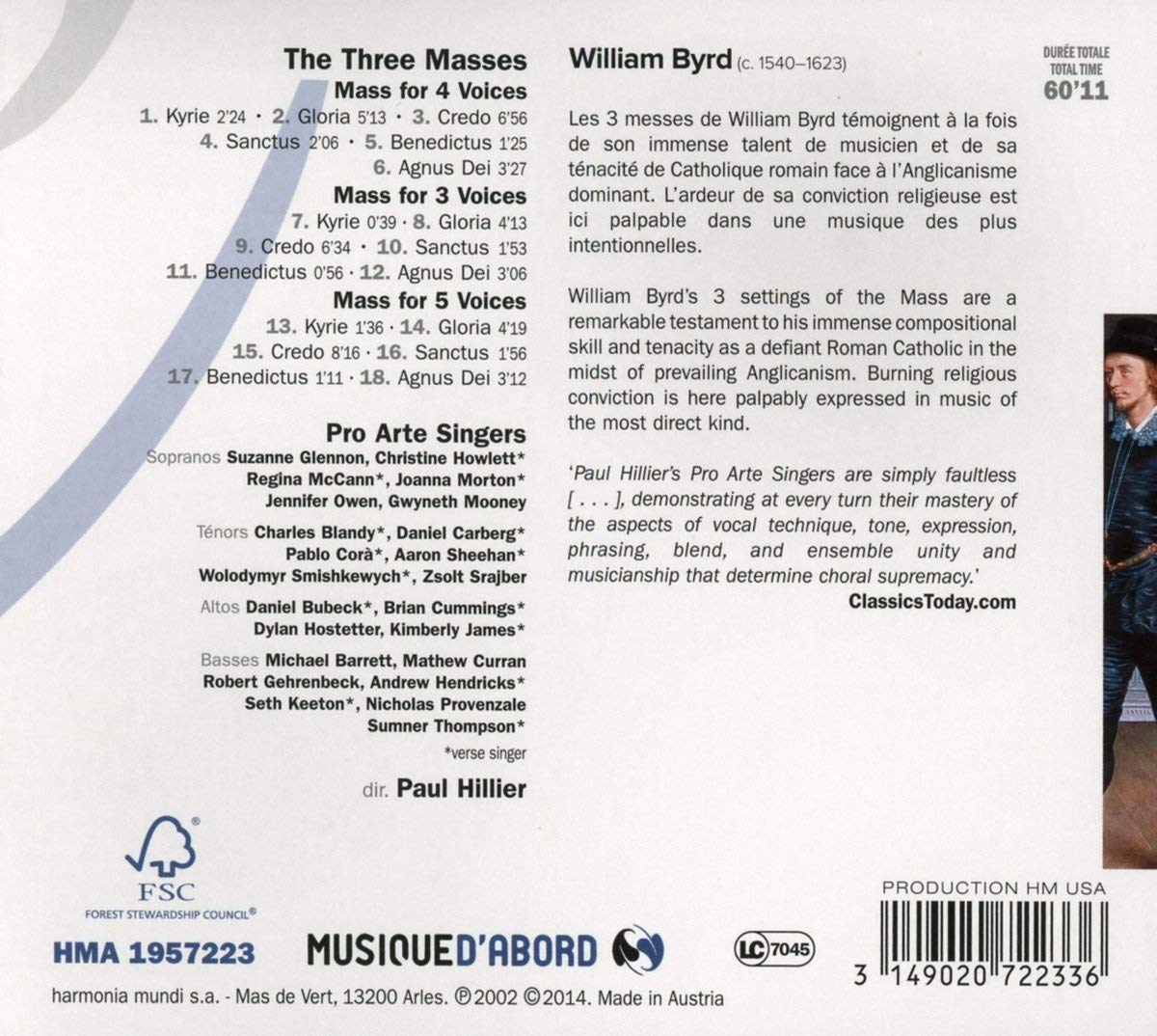 Byrd: The Masses for 3, 4 & 5 voices - slide-1