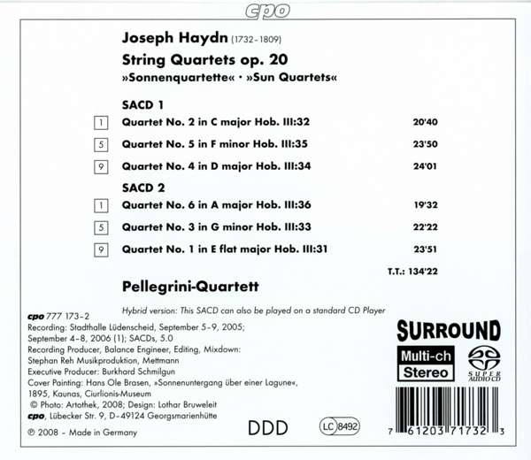 Haydn: String Quartets op. 20 "Sun Quartets" - slide-1