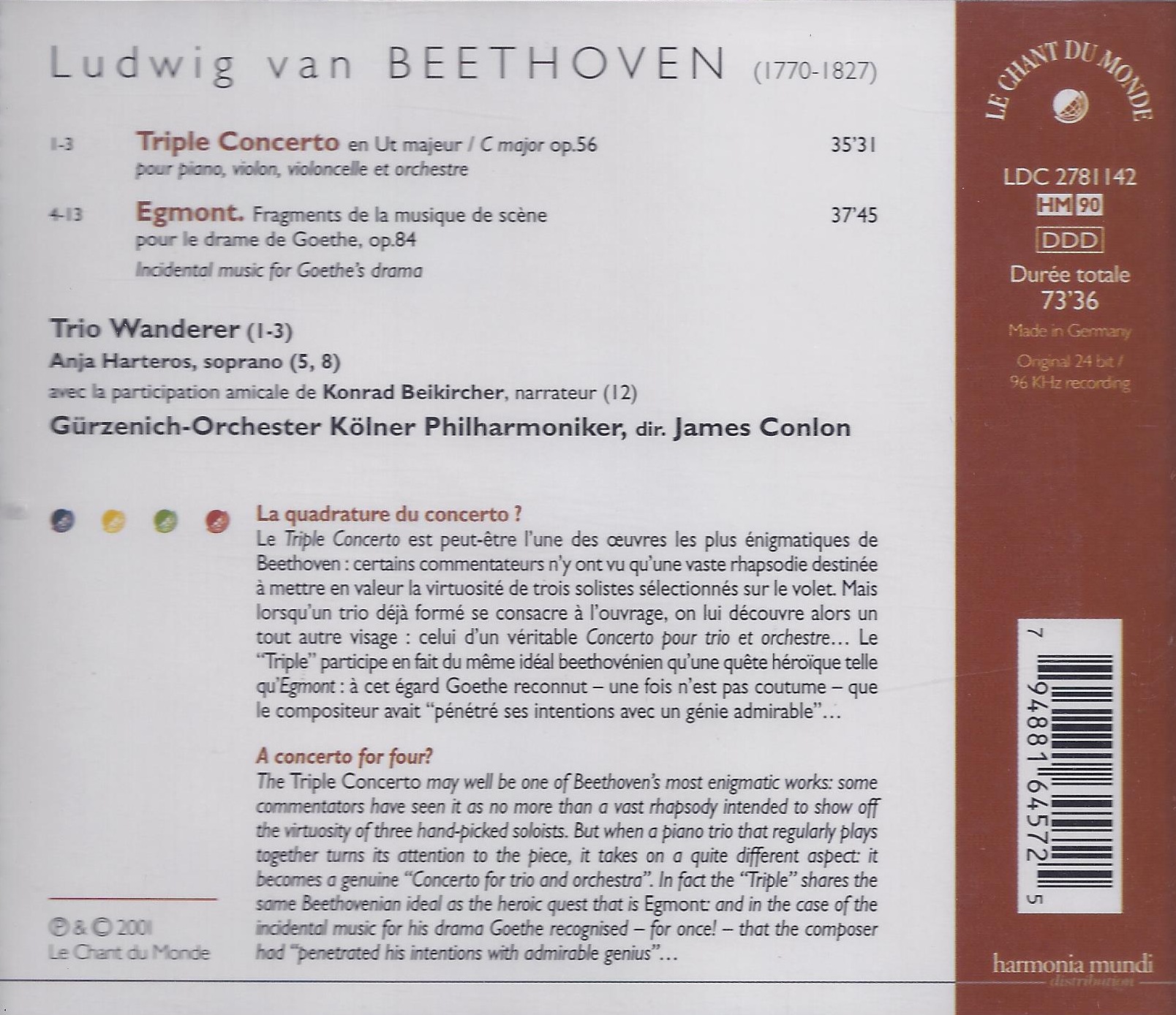 Beethoven: Triple Concerto Op.56 - slide-1