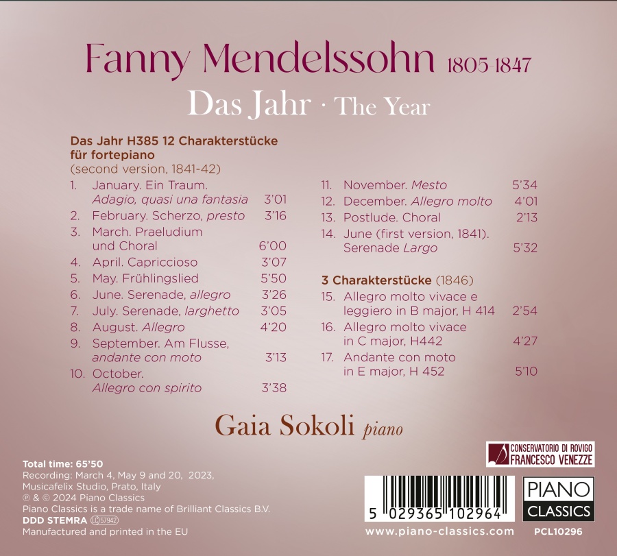 Fanny Mendelssohn: Das Jahr - slide-1