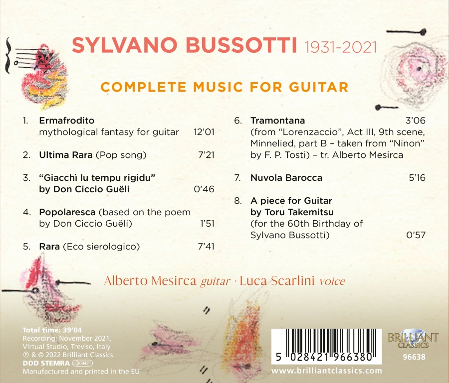 Bussotti: Complete Music for Guitar - slide-1