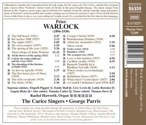 Warlock: Choral Music - slide-1