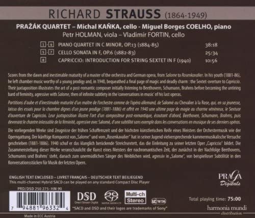WYCOFANY Strauss: Piano Quartet Op.13, Cello Sonata Op.6 - slide-1