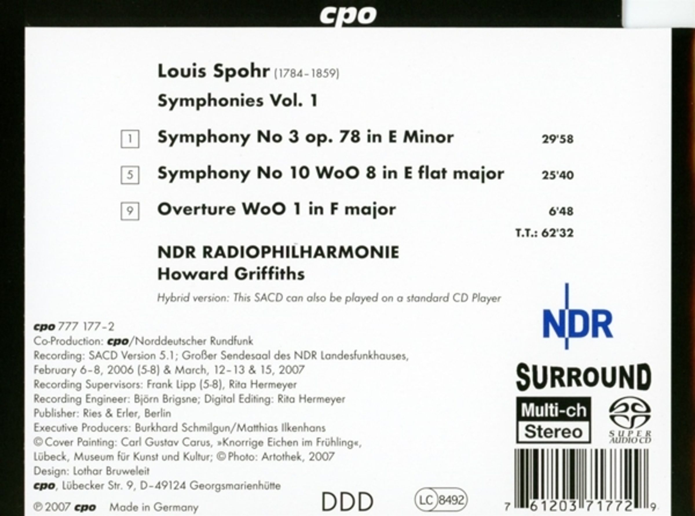 SPOHR: Symphonies vol.1 - slide-1