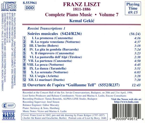 LISZT: Piano Music vol. 7 - slide-1
