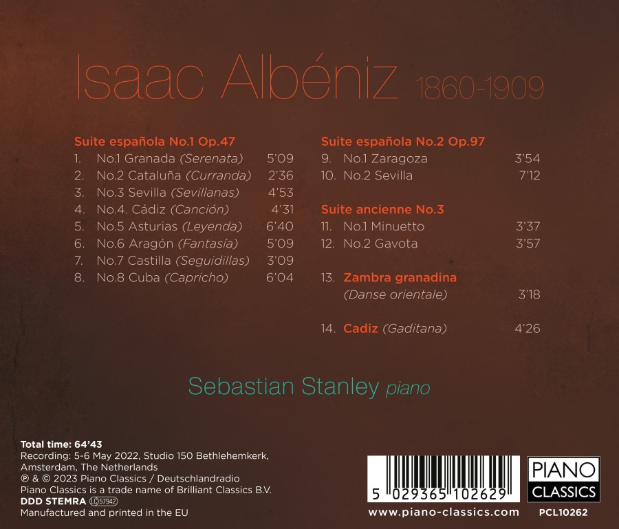Albéniz: Suite Española Op. 47 & 97, Suite Ancienne No. 3 - slide-1