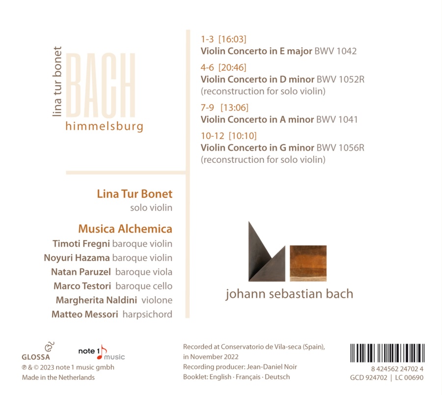 Bach: Himmelsburg - Violin Concertos - slide-1