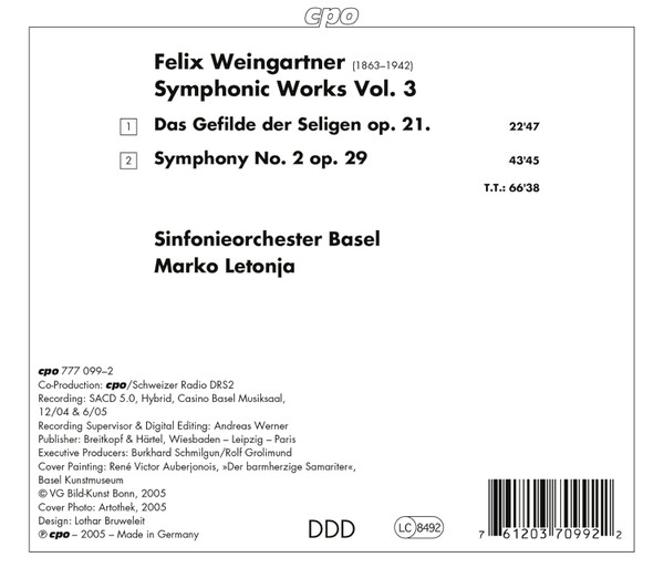 WEINGARTNER: Symphonic works vol. 3 - slide-1