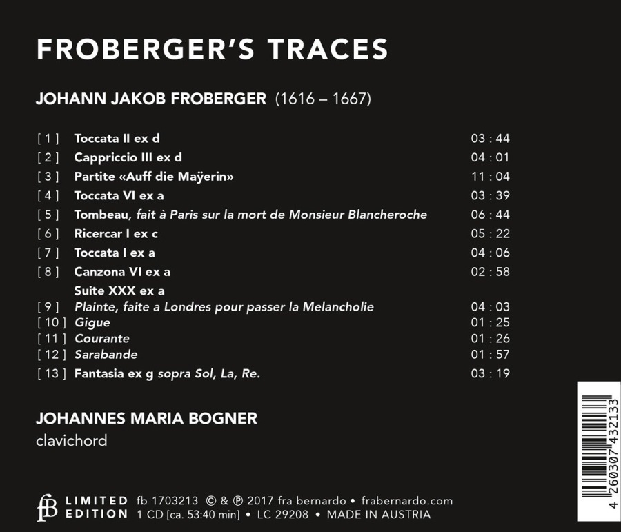 Froberger's Traces - Works for Clavichord - slide-1