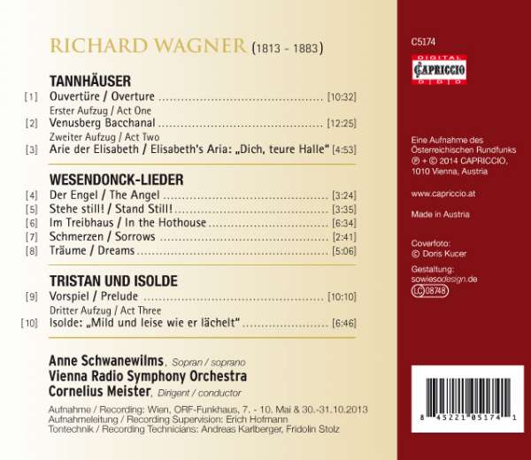 Wagner: Tannhäuser Wesendonck-Lieder Tristan und Isolde - slide-1