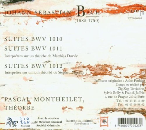 Bach: Suites pour violoncelle arr. for theorba (Bwv 1010-1012) - slide-1