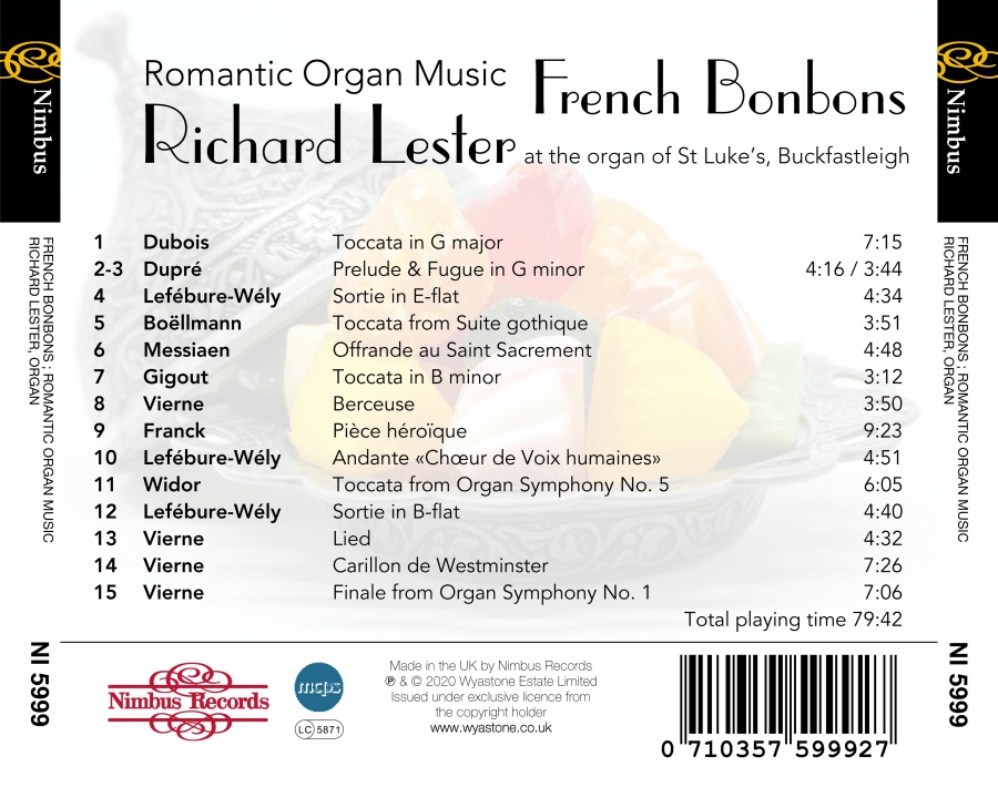 French Bonbons - Romantic Organ Music - slide-1