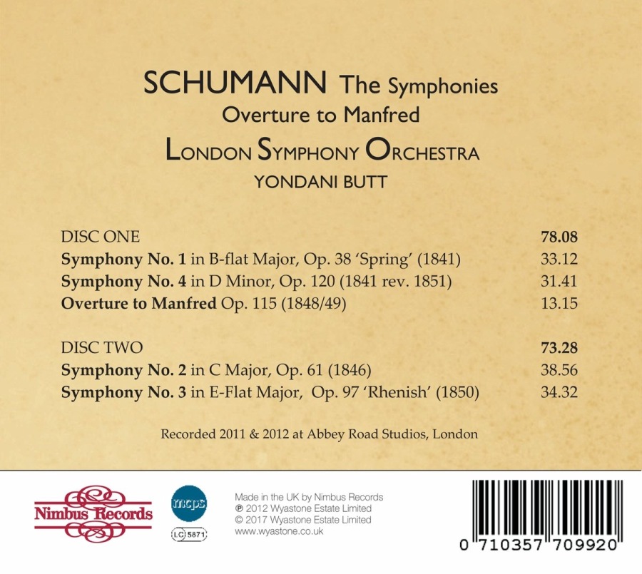 Schumann: Symphonies Nos. 1 - 4 - slide-1