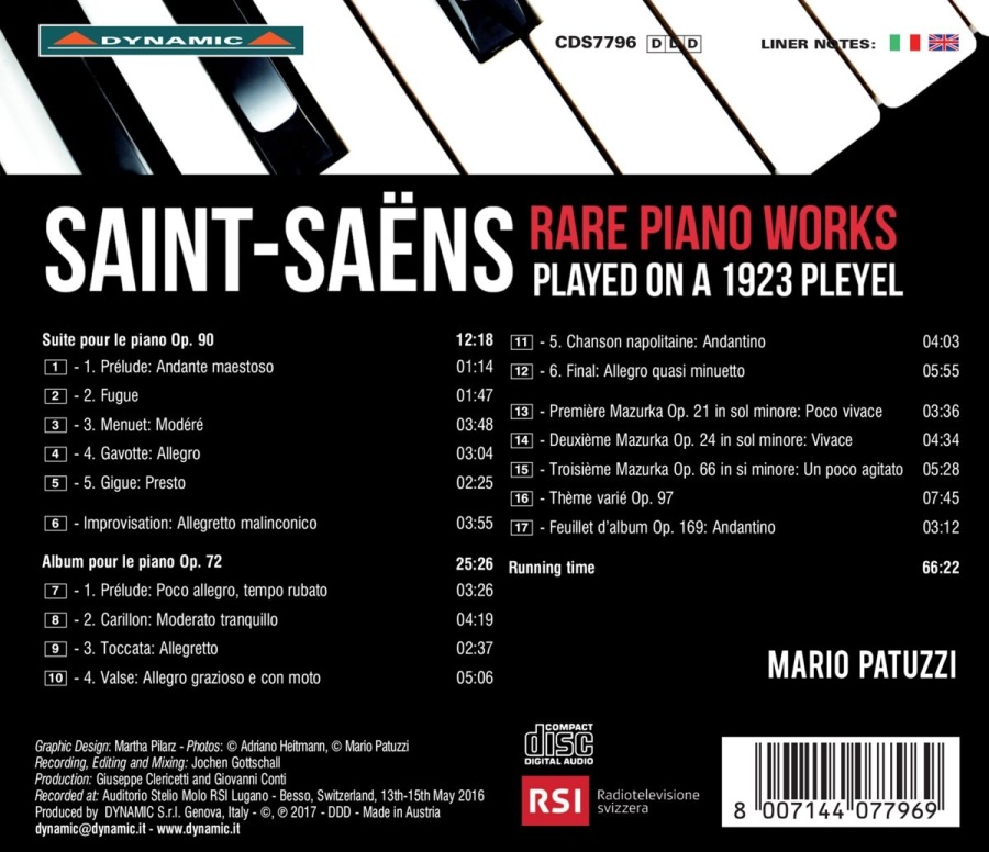 Saint-Saens: Rare Piano Works - slide-1