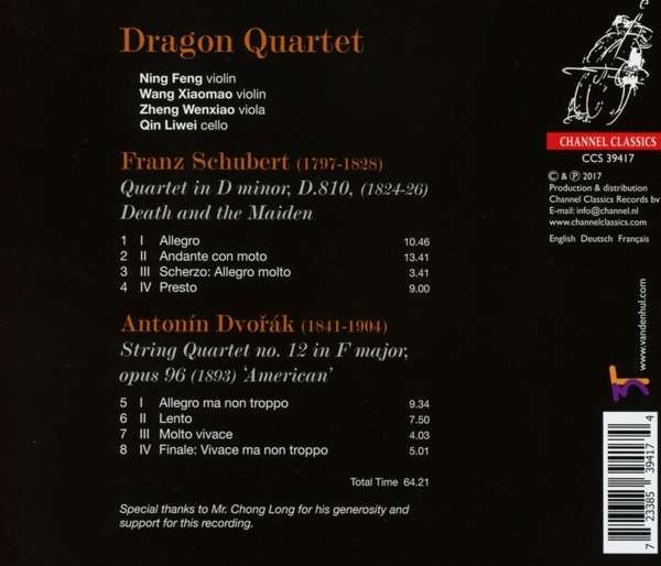 Schubert/ Dvorak: String Quartets - slide-1