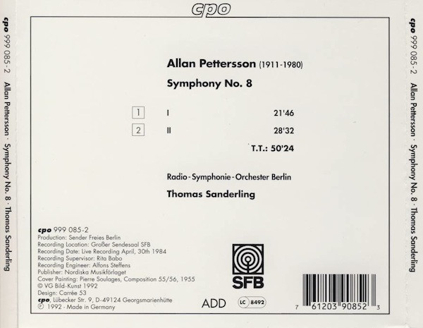 PETTERSSON: Symphony no. 8 - slide-1