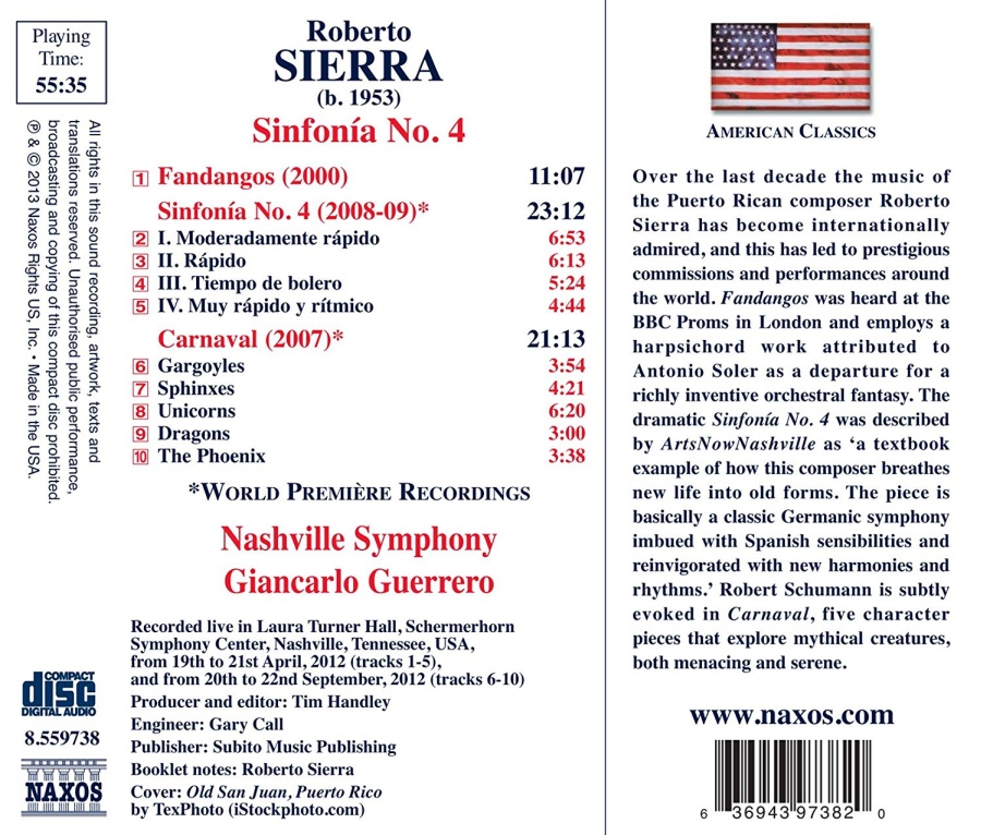 Sierra: Sinfonía No. 4, Fandangos, Carnaval - slide-1
