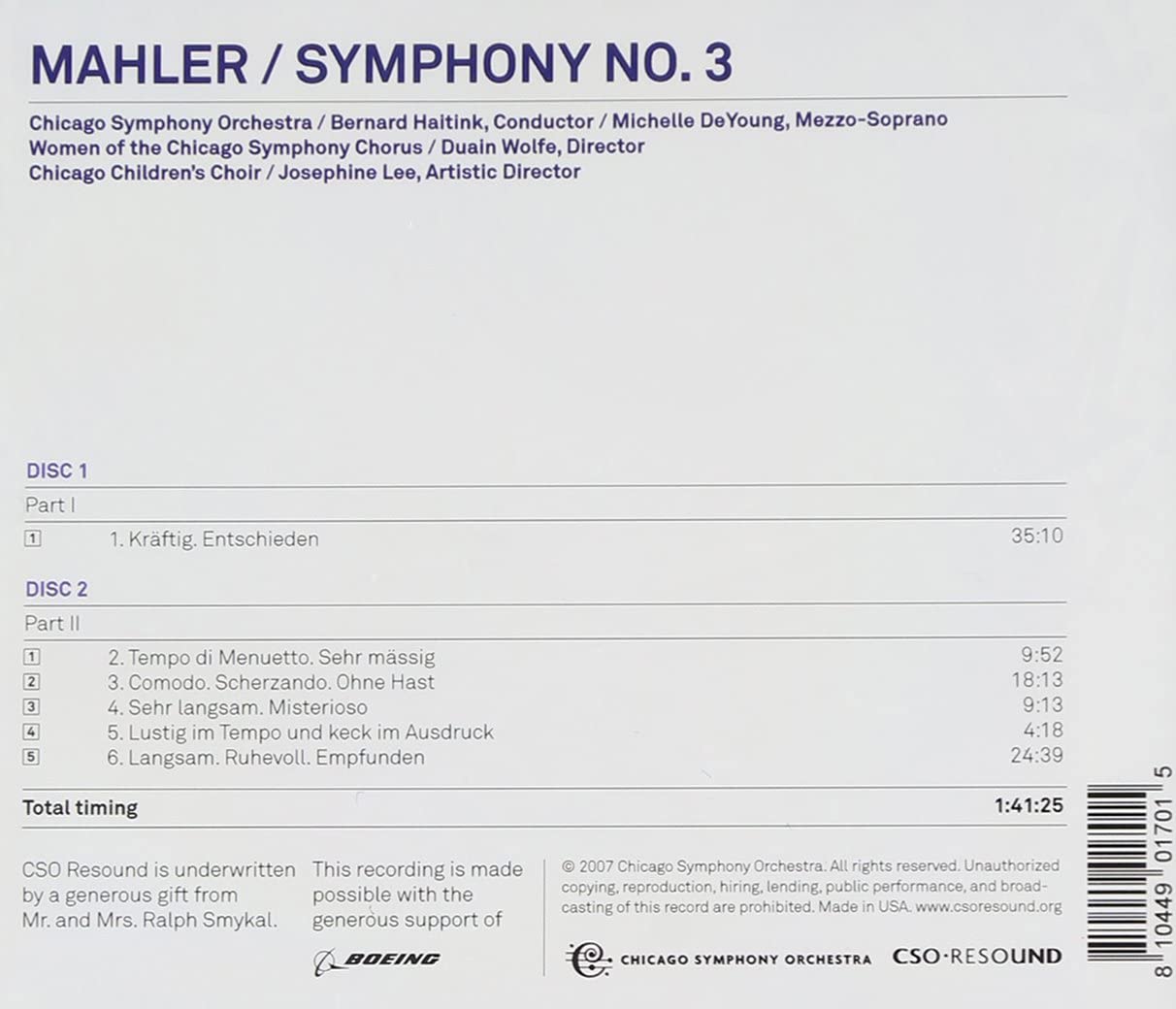 Mahler: Symphony no. 3 - slide-1