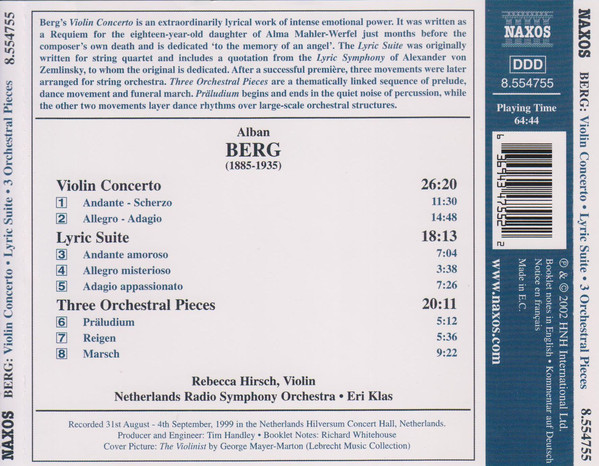 Berg: Violin Concerto - slide-1