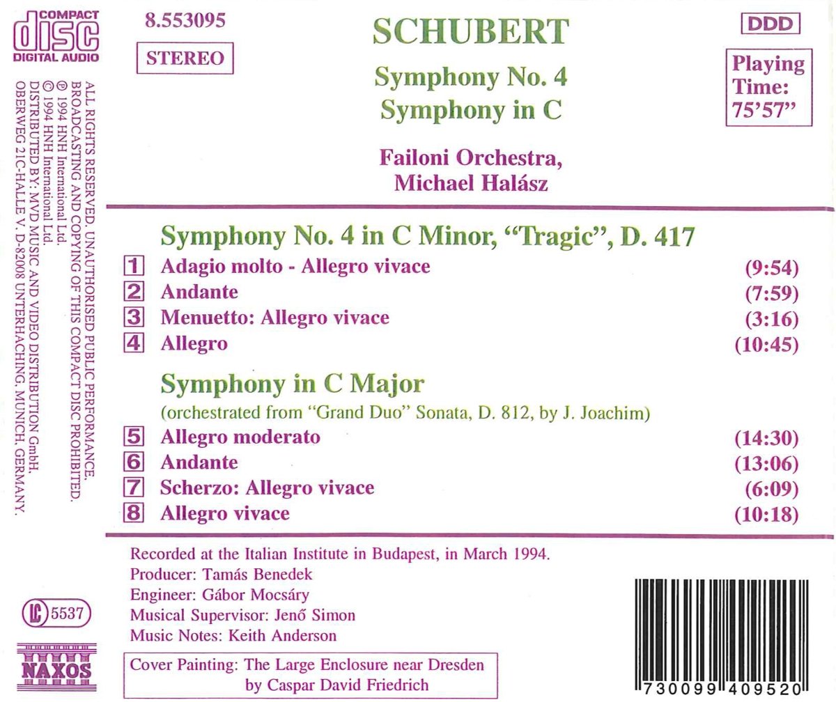 SCHUBERT: Symphony no. 4 - slide-1