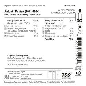 Dvorak: String Quintet op. 77; String Quartet op. 96 „American“ - slide-1