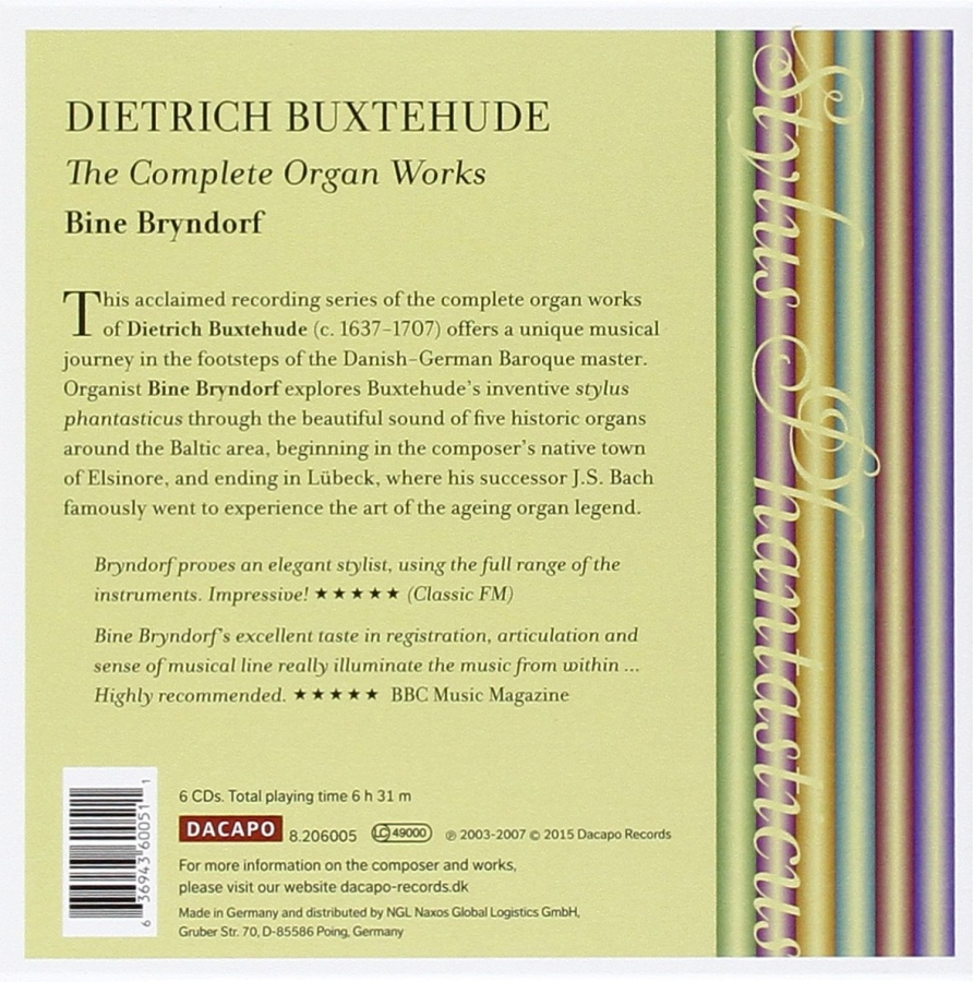 Buxtehude: The Complete Organ Works - slide-1
