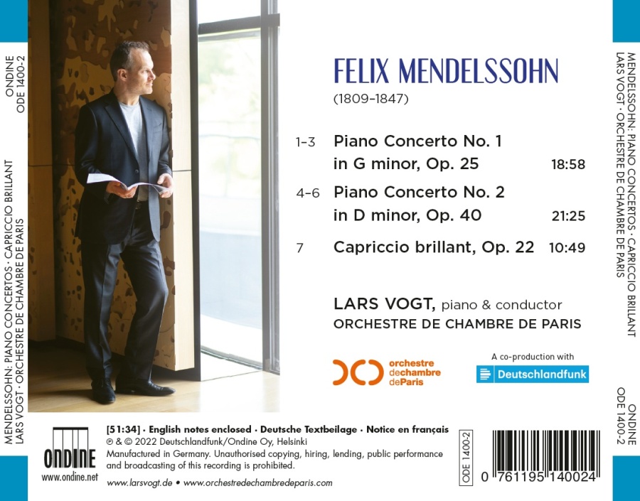 Mendelssohn: Piano Concertos; Capriccio brillant - slide-1