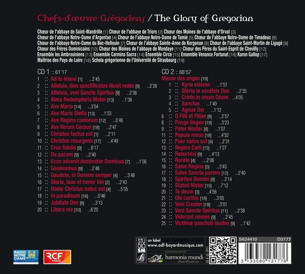 Les chefs-d'oeuvre du chant grégorien / The Glory of Gregorian - slide-1