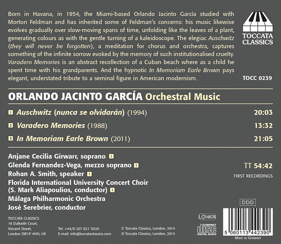 García: Music for Chorus and Orchestra - slide-1