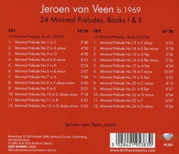 Van Veen: 24 Minimal Preludes - slide-1